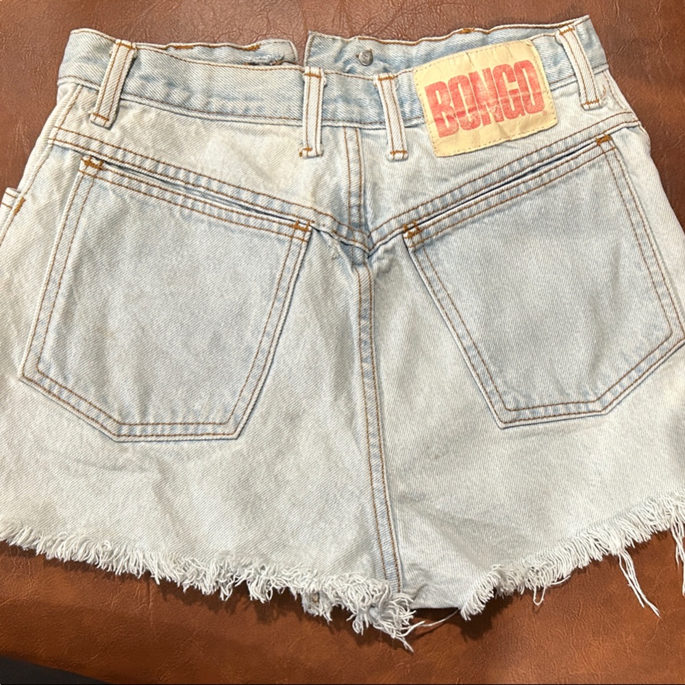 BONGO Light Wash Denim Jean Shorts